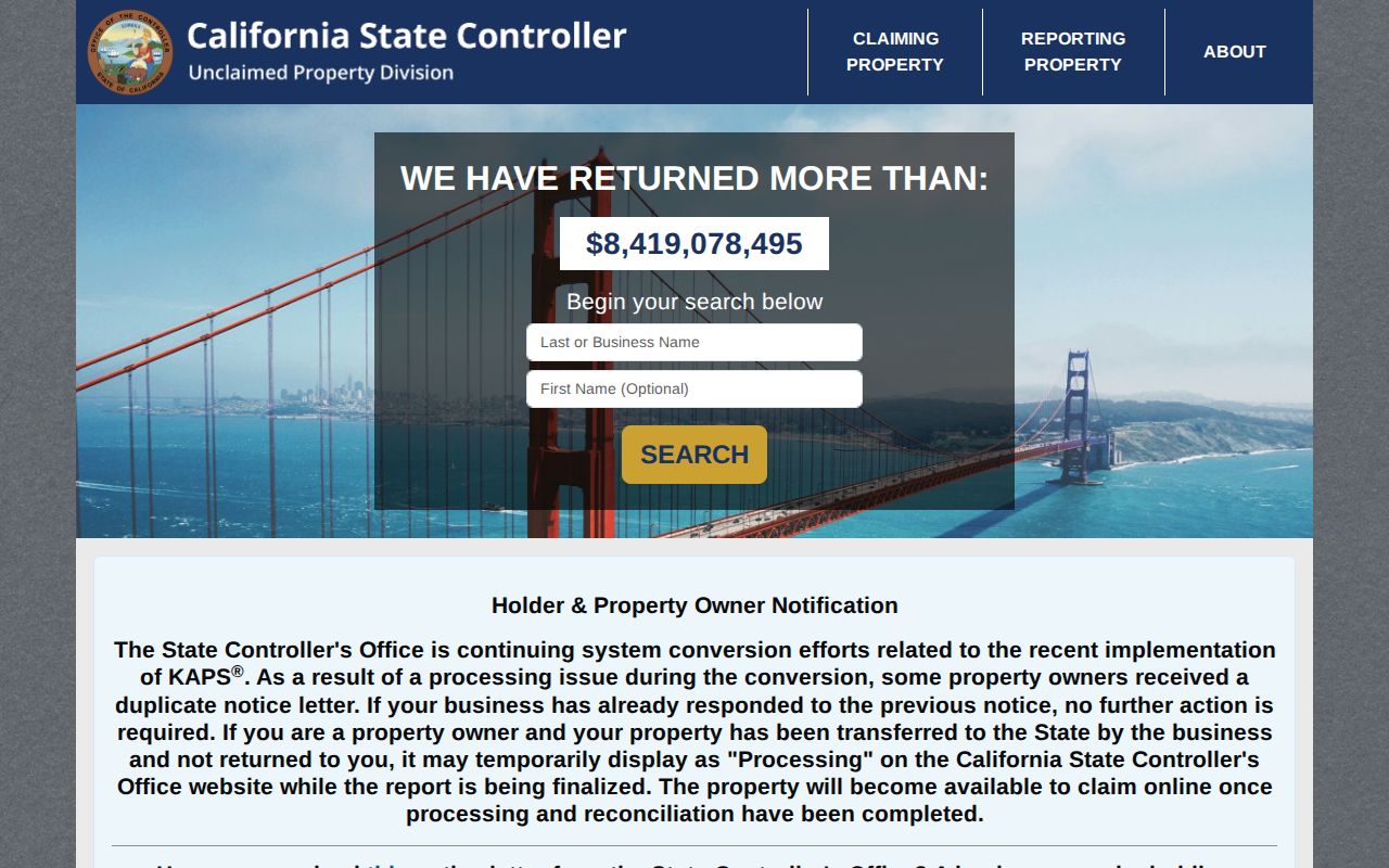 Beverly Hills residents directory unclaimed property search