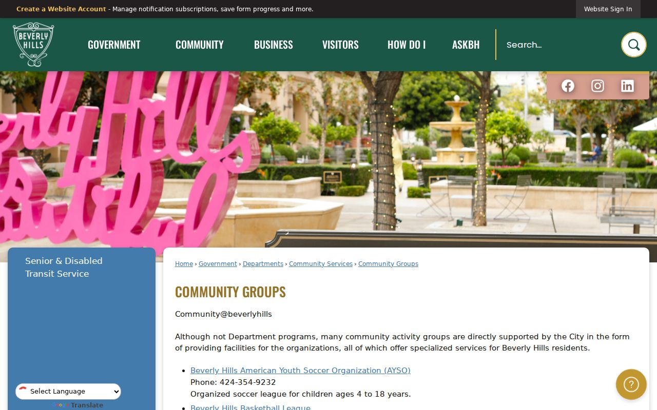 Beverly Hills neighbors community groups